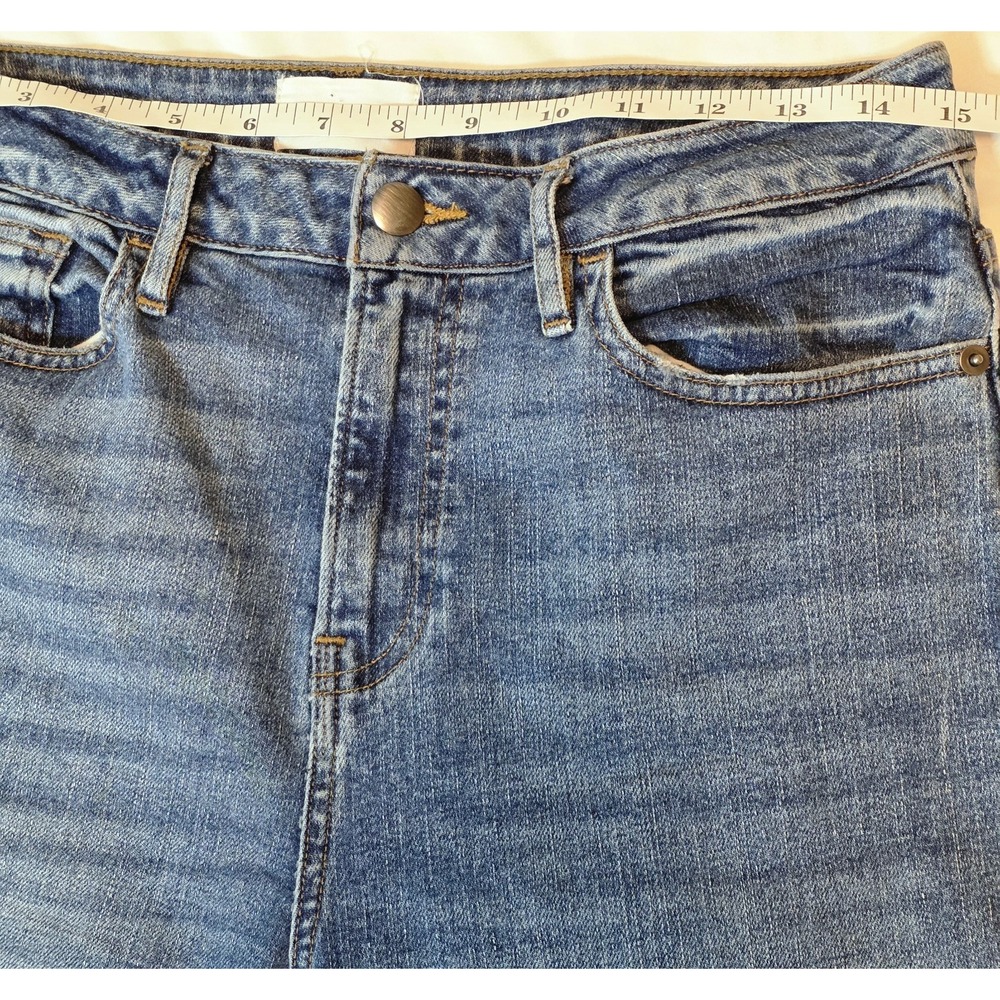 Frame Denim Women's Jeans Size 29 Blue Bixby High Rise Crop Mini Bootcut - Picture 11 of 13